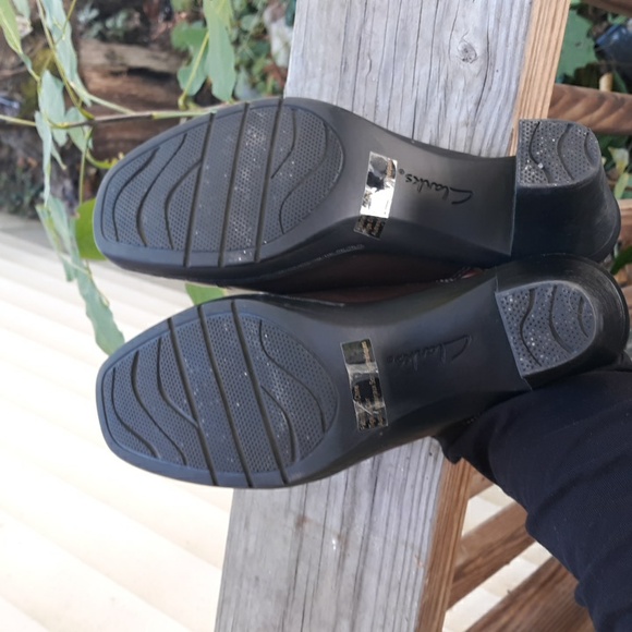 Clarks shoes bendables mules brown size 7 - Picture 6 of 6